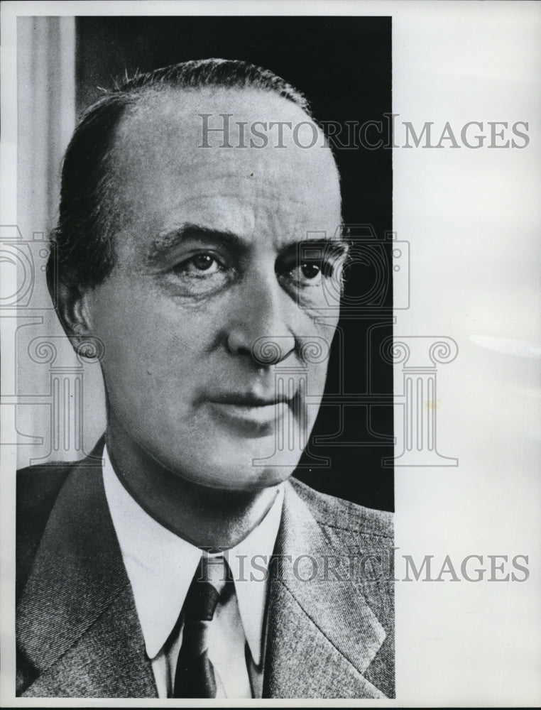 1961 Press Photo German Industrialist Alfried Krupp Von Bohlen Und Halbach