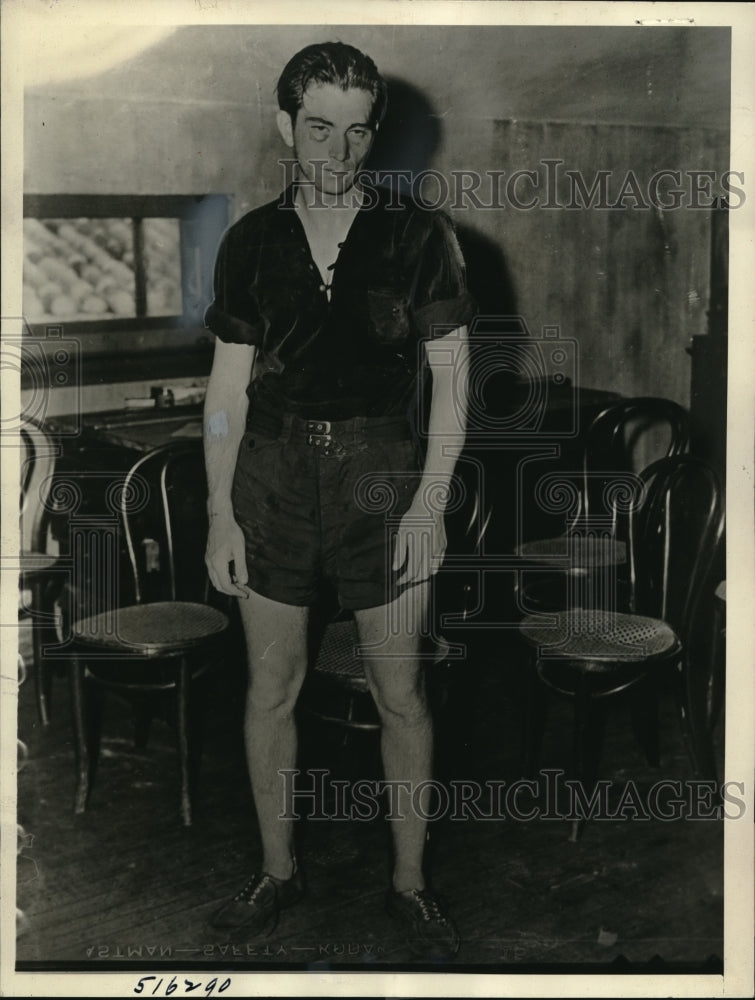 1939 Press Photo Boca Raton Fla.Tom Ashwell alias Charles Jerrerson murderer