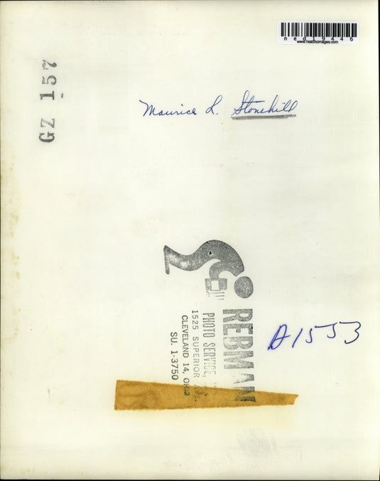Press Photo Maurice L. Stonehill