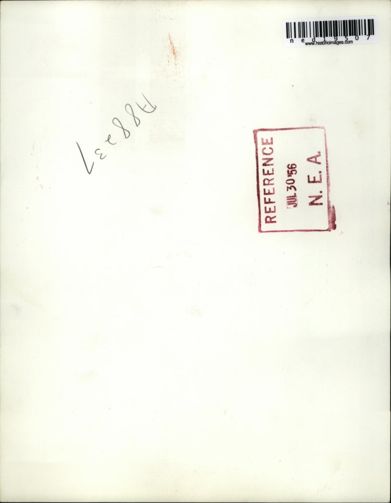 1956 Press Photo Mike Sibole Plays With Toys After Losing Both Eyes To Cancer