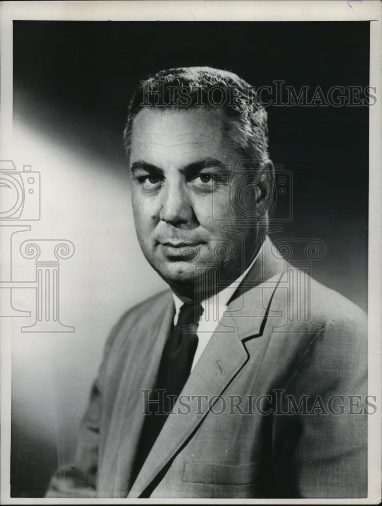 1961 Press Photo Walter Williams Chief of Operation for Man-in-space