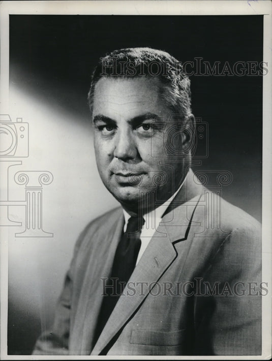 1961 Press Photo Walter Williams Chief of Operation for Man-in-space