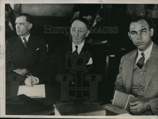 1934 Press Photo Prosecutor in Neal Myers in murder in the death of Marian Wills