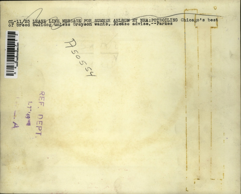 1949 Press Photo Cleveland Ohio Mrs Louise Balough comforts daughter Joanne