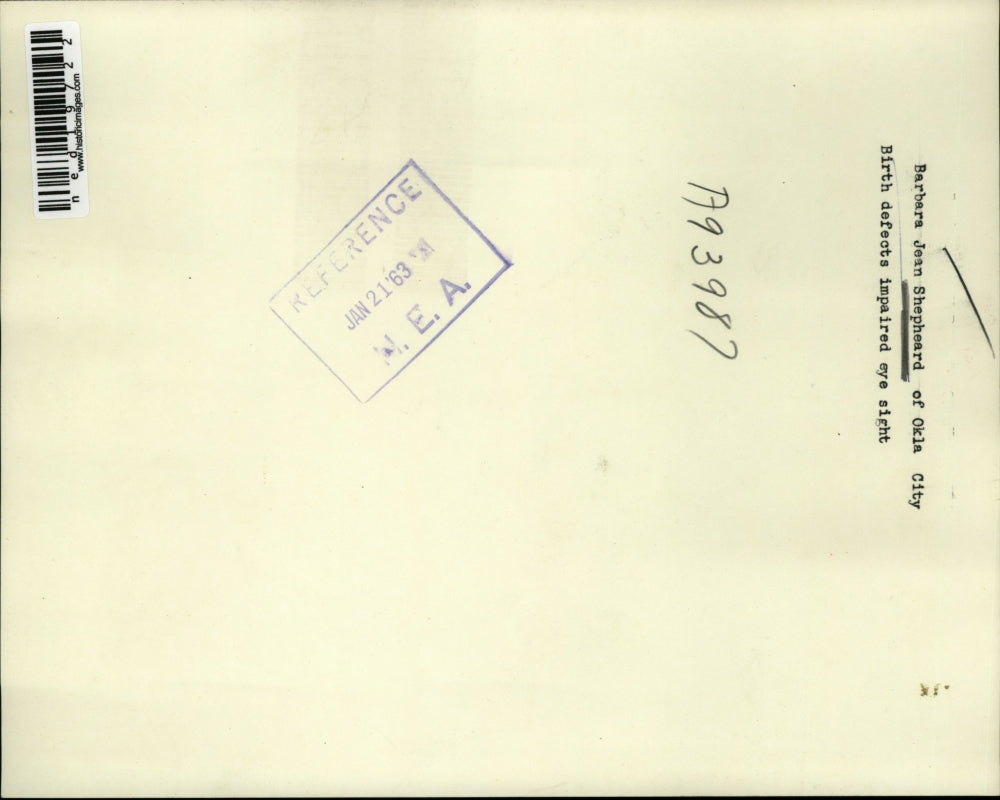 1963 Press Photo Barbara Jean Shepheard of Oklahoma City with dog