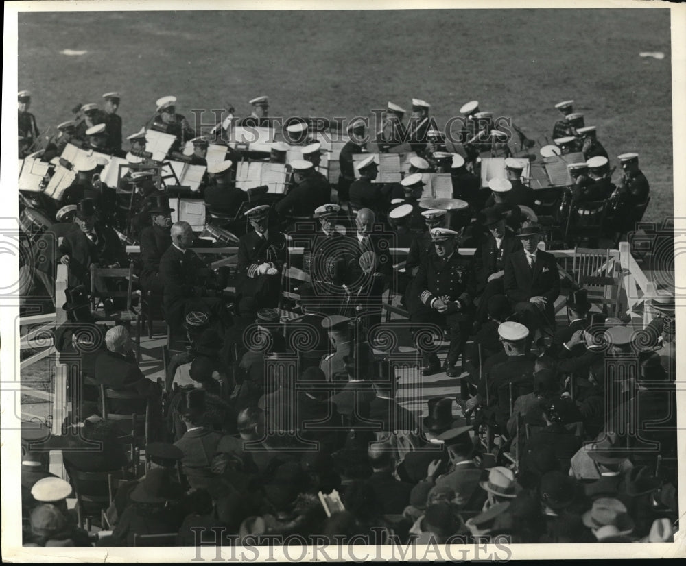 1931 Press Photo Charles Adams,Secretary of the Navy Giving Speech