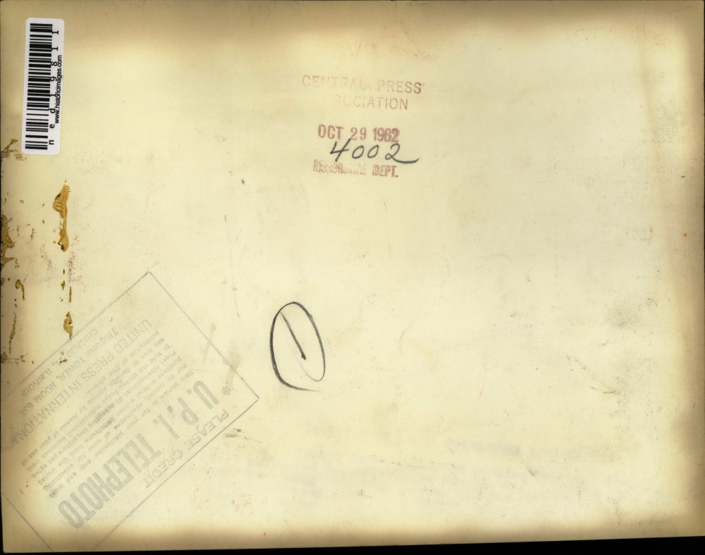 1962 Press Photo Aerial Photograph San Cristobal Where Soviet Activity Is High