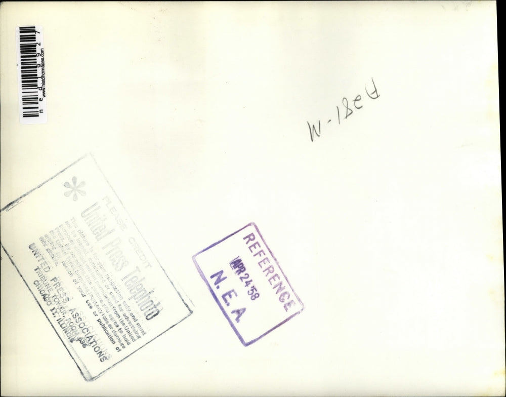 1958 Press Photo St. Louis Ellen Johnson Jay Mephas Marryville College Magnolia