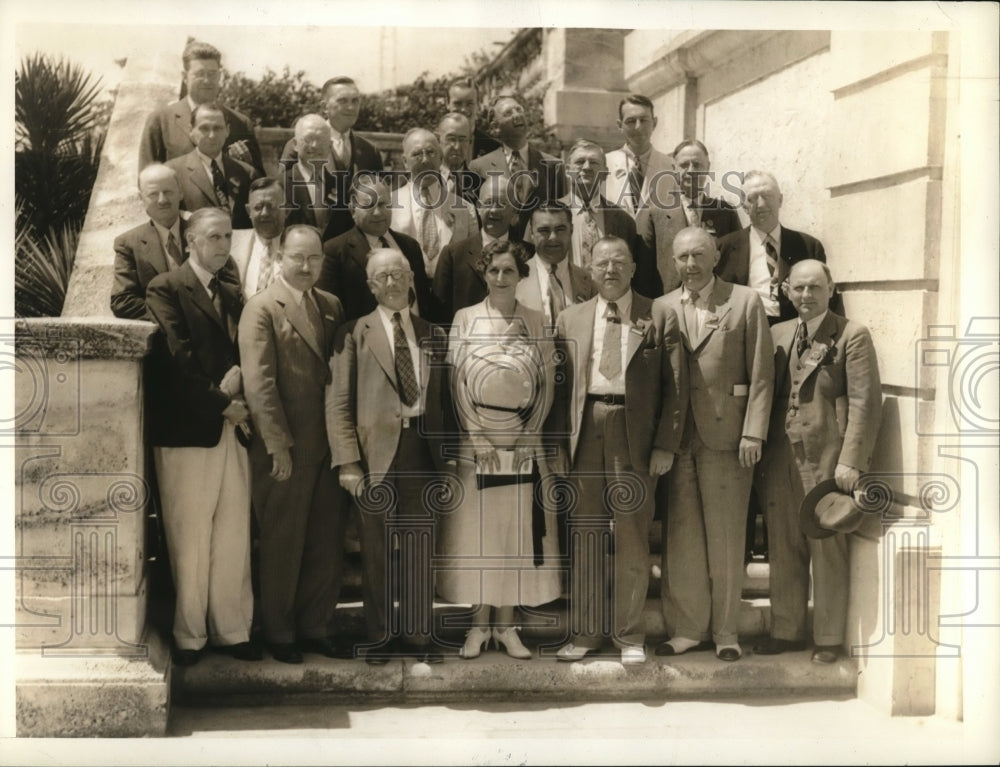 1935 Press Photo Miami Florida March 19th Insurance Perey B. Dutton Rochester