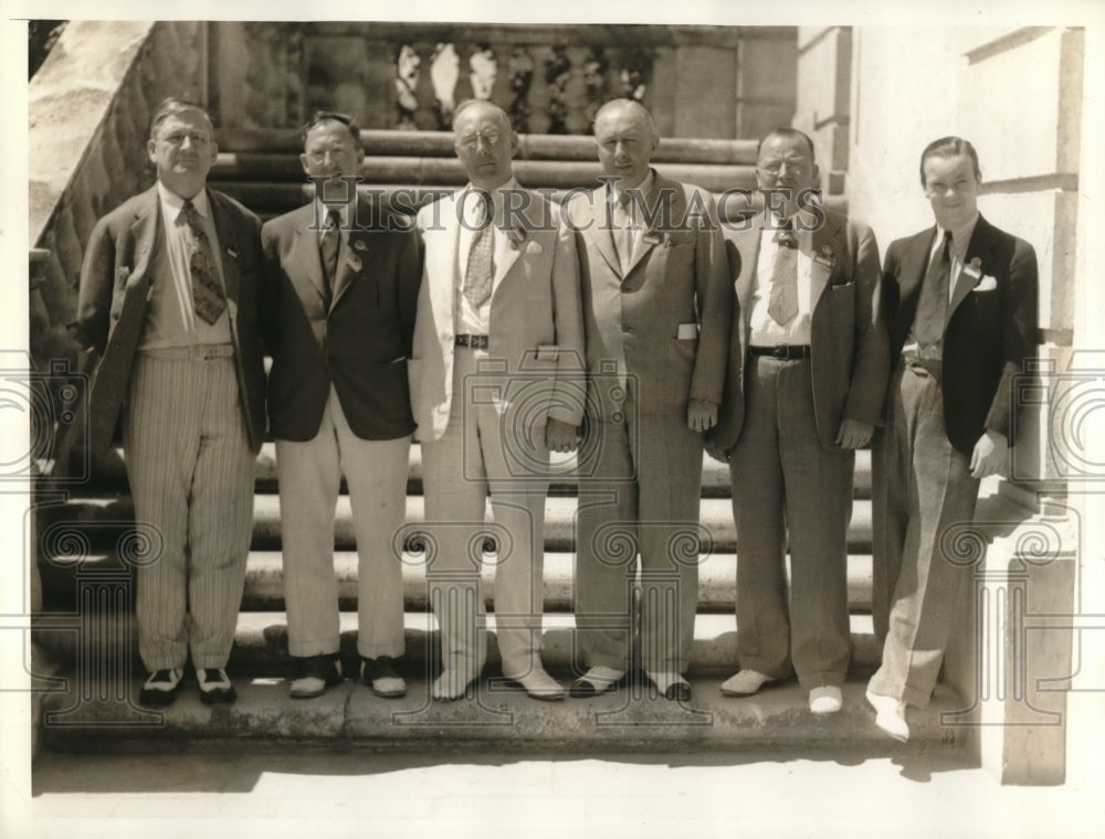 1935 Press Photo Miami Florida March 19th Rochester-Percy B. Dutton, Tom Sharp