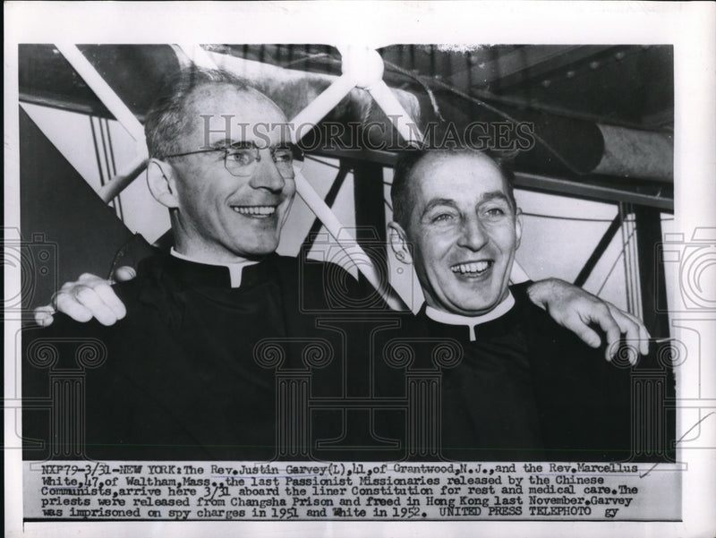 Load image into Gallery viewer, 1956 Press Photo The last Passionist Missionaries released by Chinese communists
