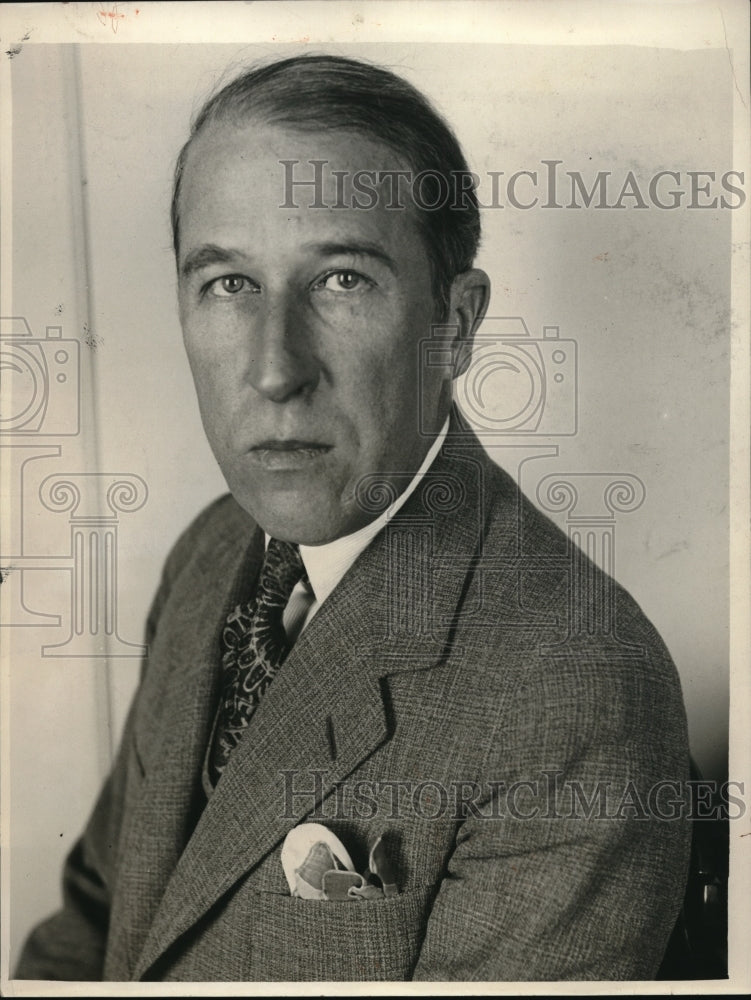 1929 Press Photo Mr William Philip Simms., Scripps Howrad