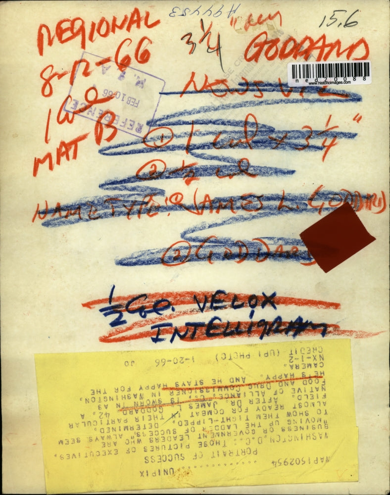 1966 Press Photo Washington DC James L Goddard Food And Drug Commissioner