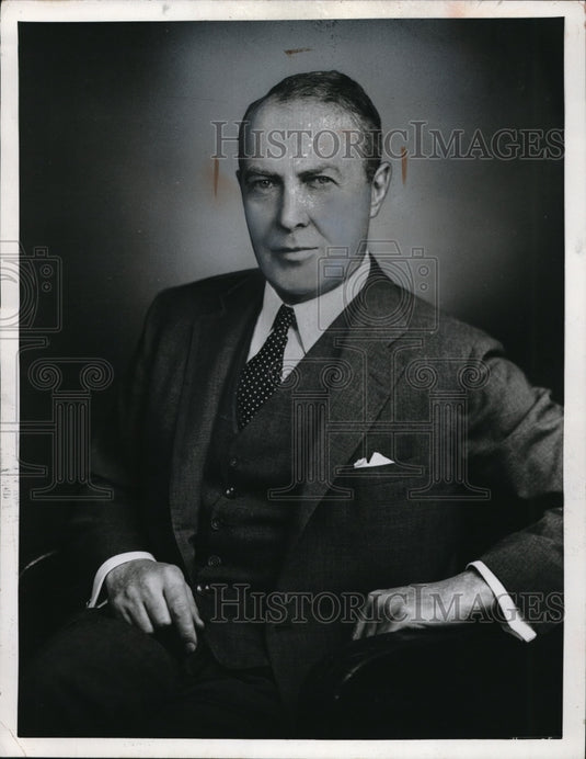 1963 Press Photo Joe Campbell Businessman - ned20176