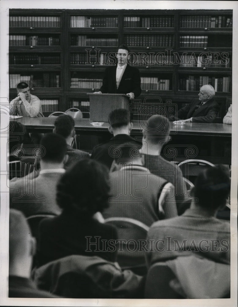 1959 Press Photo John Donald Clark Becomes Top Student Even Though Blind