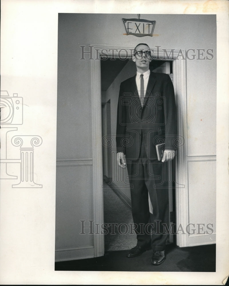 1961 Press Photo Rev Paul Benes of Grand Rapids Mich