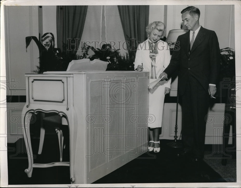 1936 Press Photo A piano for the center of the room