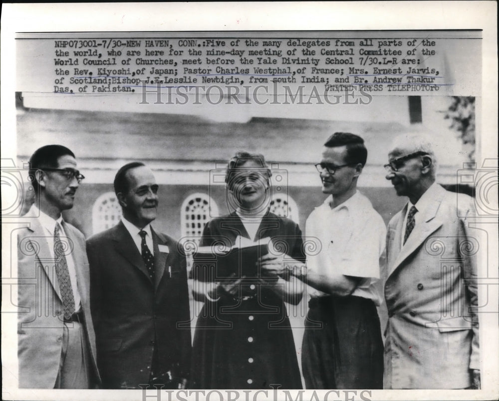 1957 Press Photo Delegates From Around The World Meet For 9 Day Meeting
