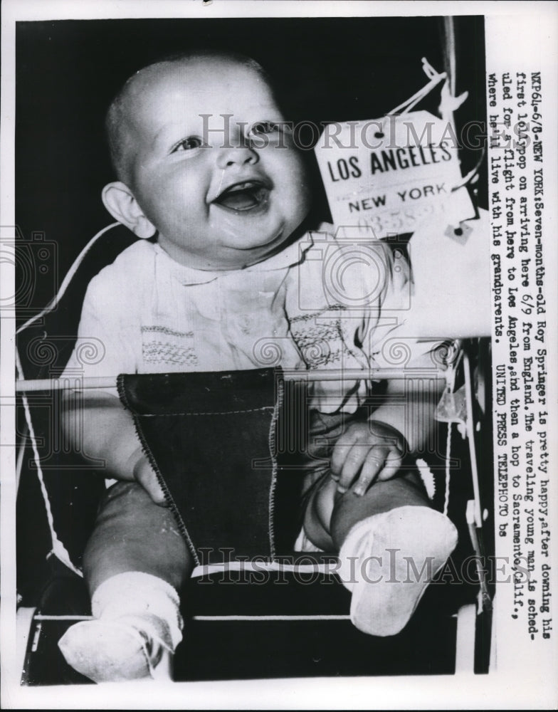 Press Photo Roy Springer Headed To Live With His Grandparents