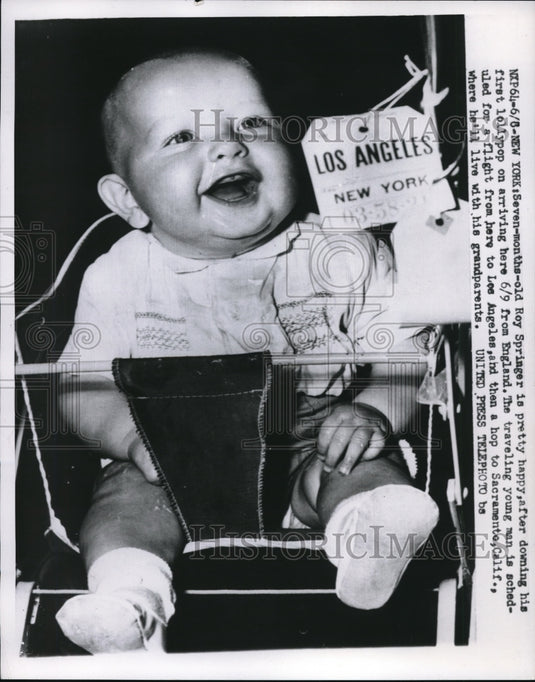 Press Photo Roy Springer Headed To Live With His Grandparents