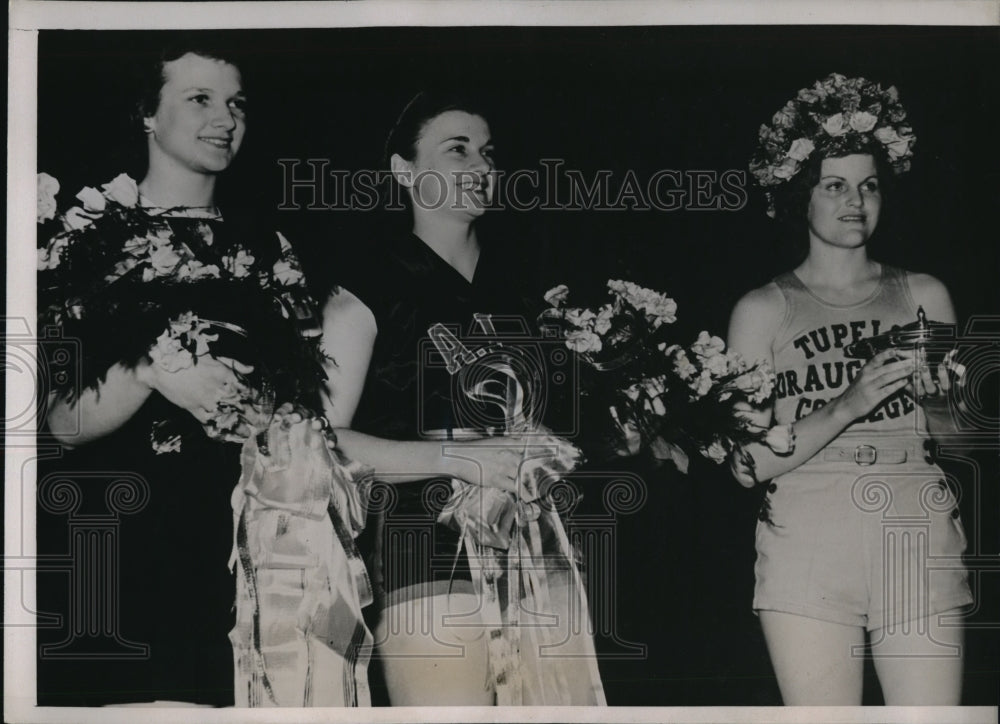 1938 Press Photo Wichita Kansas Ludene Duke Tupelo Mississippi Basketball