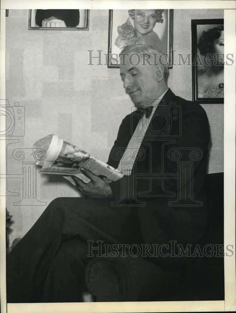 1936 Press Photo Edward Albert Freeman Married More Famous People Than Anyone