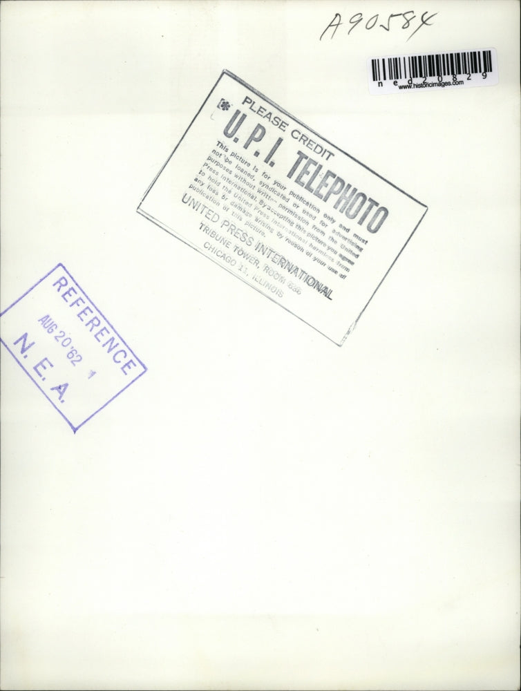 1962 Press Photo Mrs. Elizabeth Ann Duncan To Be Executed In Gas Chamber