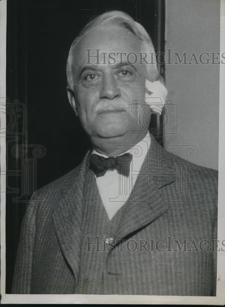 1934 Press Photo E.P. Adler escaped in a kidnap attempt