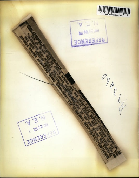 1962 Press Photo safety Platform of the "cherry picket" escape tower.