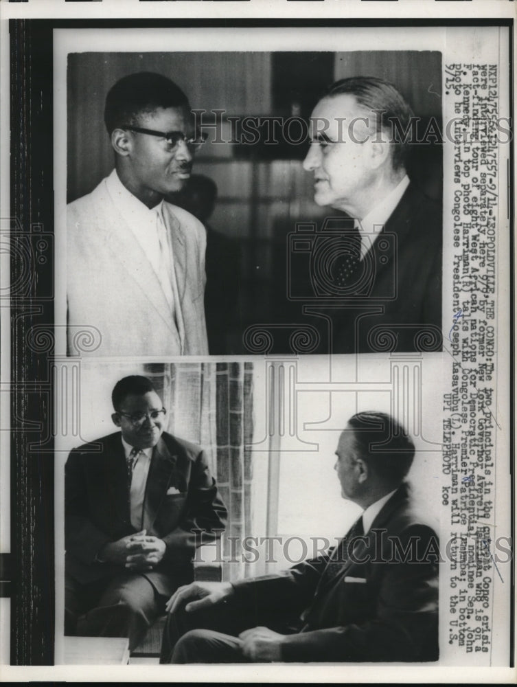 1960 Press Photo Former NY Governor Averell Harriman who is on a fact-finding to