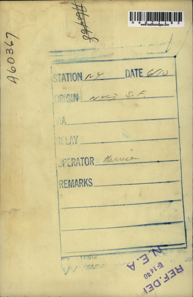 1940 Press Photo New York Ralph W Barnes Joan Suzanna Portland Oregan