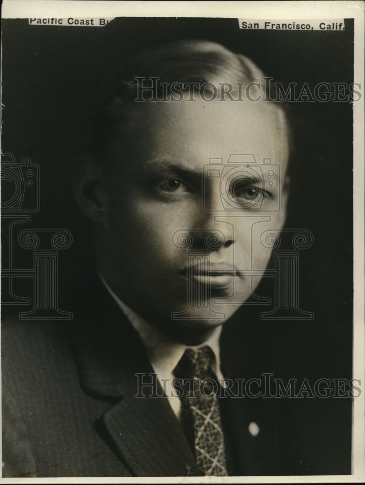1927 Press Photo Henry Cramer Lost In Cascade Mountain