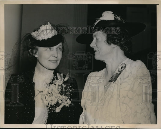 1940 Press Photo Wyncute PA Mars Wendell Willkie & Mrs Geo Lorimer GOP conv.