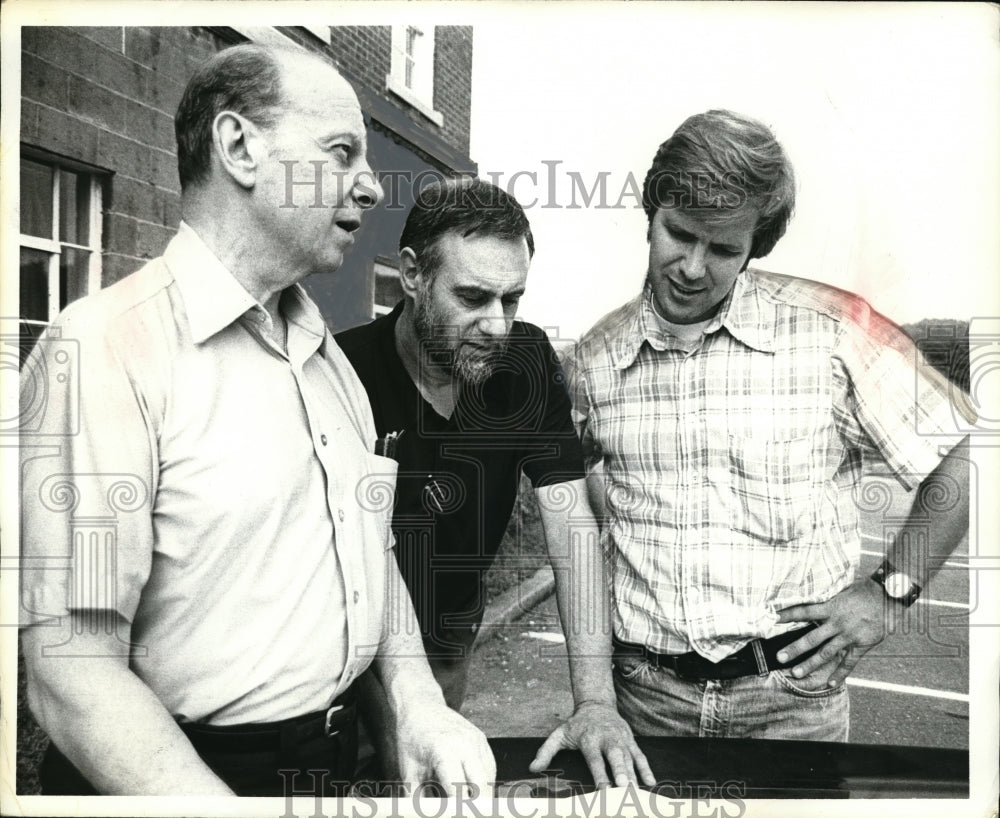 Press Photo Boris Goldousky, Anthony Addison, Mark Wynn Hull