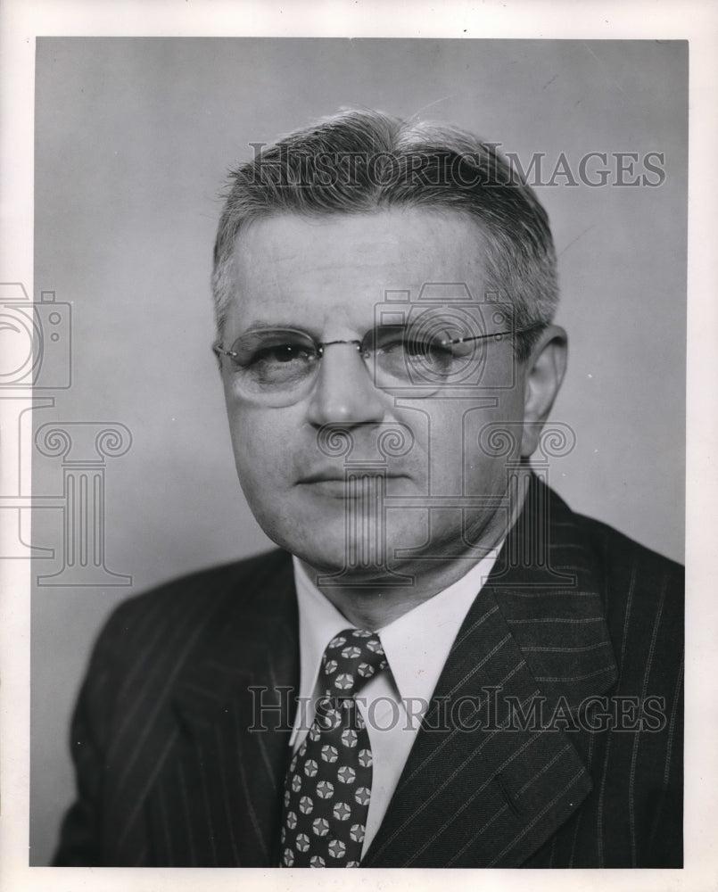 1947 Press Photo Reber C. Stupp Dayton Ohio Vice President Jack Heintz New York