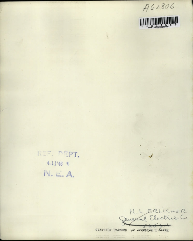 1949 Press Photo Harry L. Erlicher of General Electric