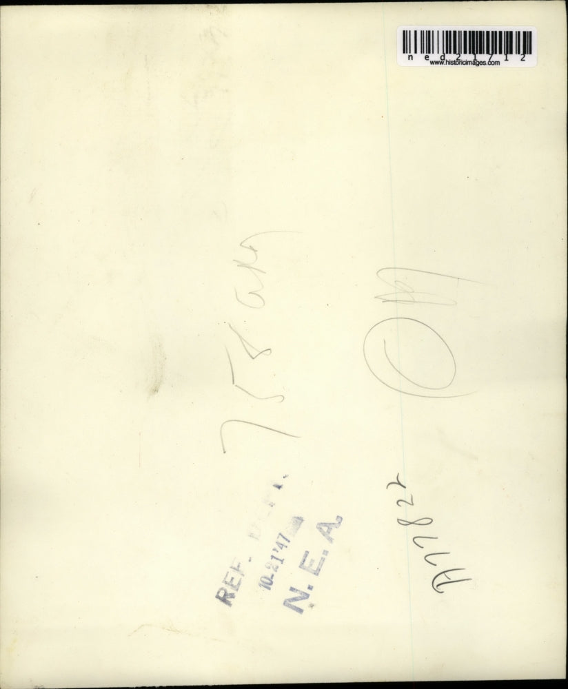 1947 Press Photo Jerome Schmotzer, 42-year-old former utility company employee