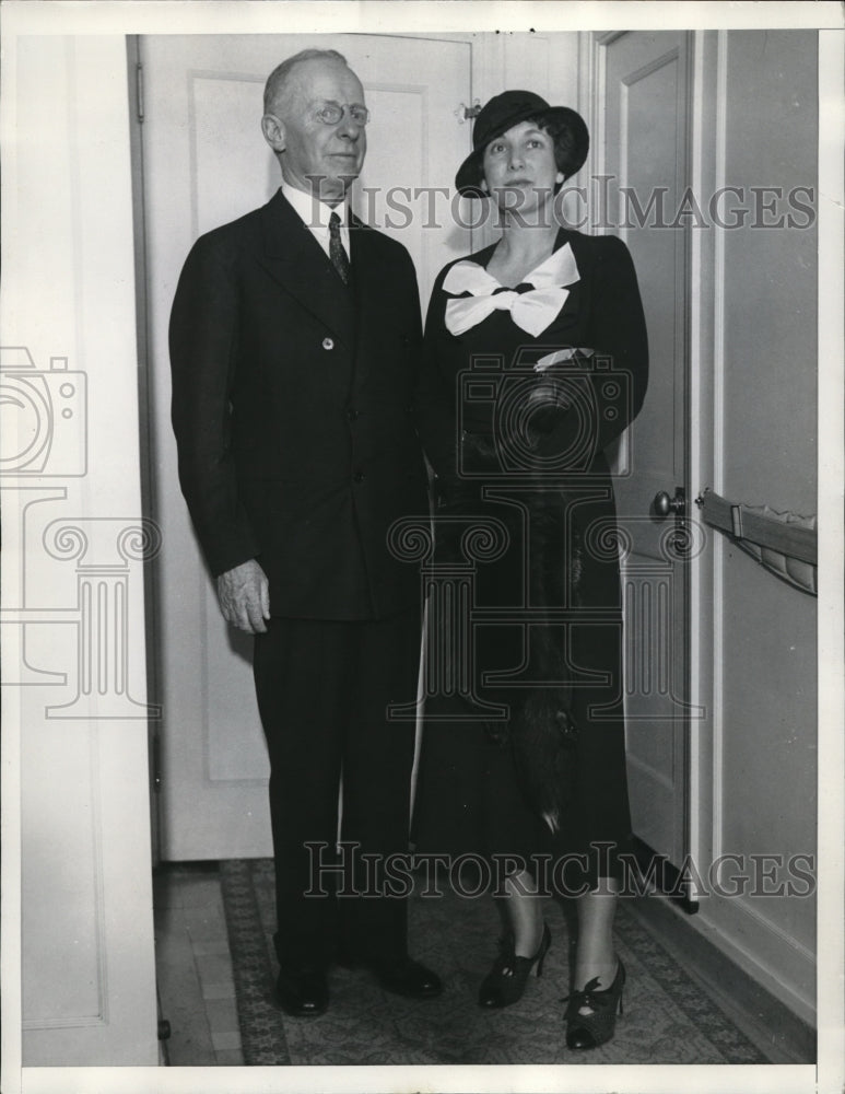 1934 Press Photo Dr. James Rowland Angell, president of Yale University