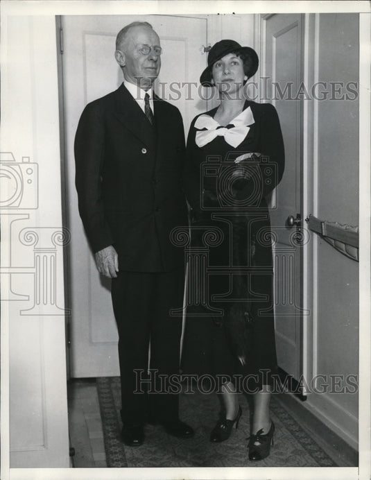 1934 Press Photo Dr. James Rowland Angell, president of Yale University