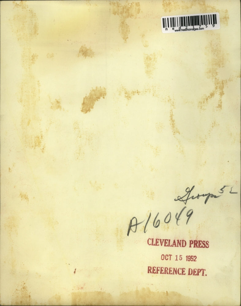 1952 Press Photo General Eisenhower and D.T. Thompson Share Laugh before Speech