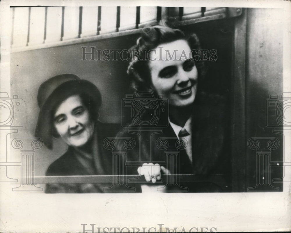 1948 Press Photo Princess Anne of Bourbon Parma fiancÃƒÆ’Ã†E™ÃƒEšÃ‚Â©e of Ex-King Michael of
