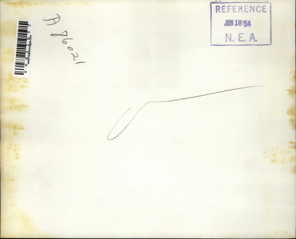 1954 Press Photo Elmendorf Field Alaska Col George Argus in hospital recovers