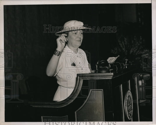 1937 Press Photo Charl O Williams Natl Pres. of Natl Fed of Business Pros