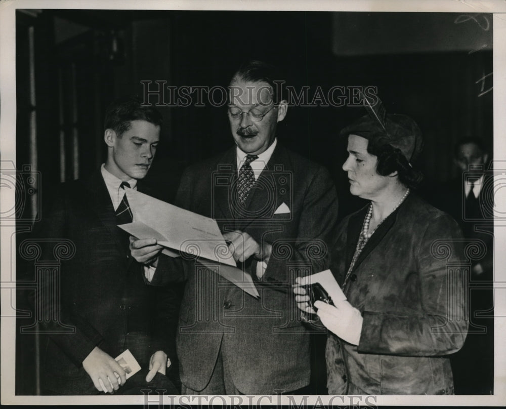 1938 Press Photo Pennsylvania Governor Candidate Charles Alvin Jones and Family