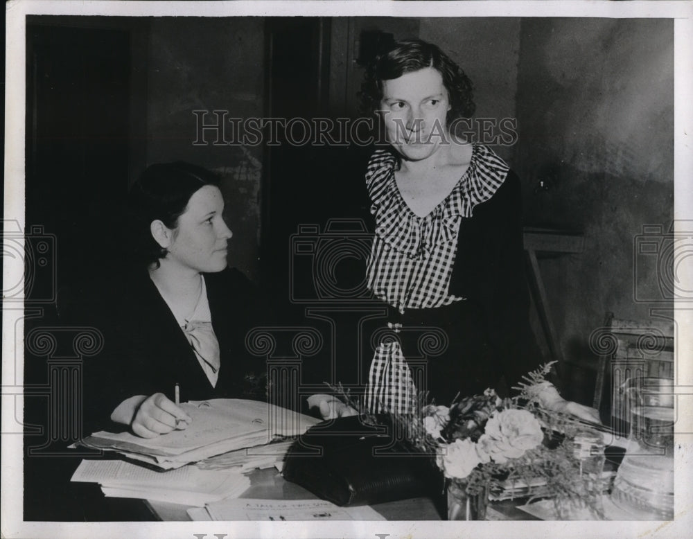 1936 Press Photo American Villain High Cost Living Los Angeles George Perry