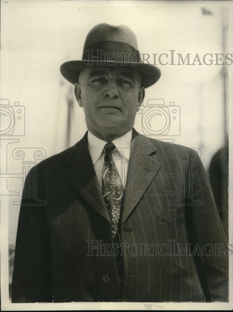 1931 Press Photo RJ Weston today dock guard now millionaire heir