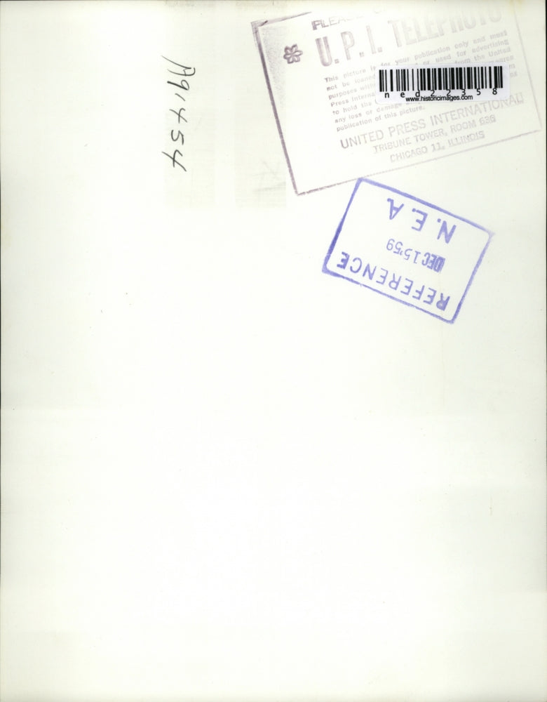 1959 Press Photo Dr. Cecil Smith, Testifying at Trial