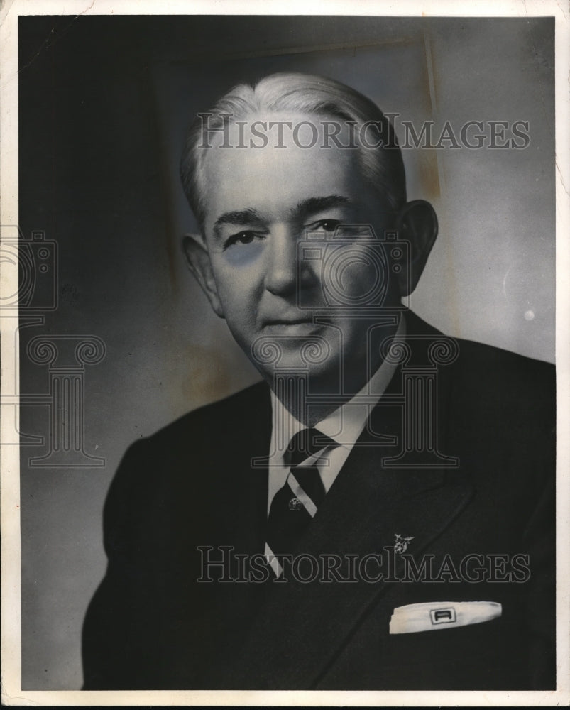 1957 Press Photo J. Lindsay Almond, Attorney General, Virginia