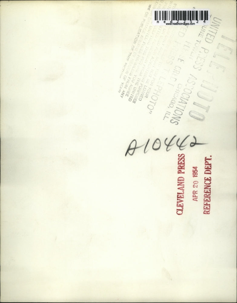 1954 Press Photo Pope Pius XII on Balcony at St. Peter's Basilica, Vatican City