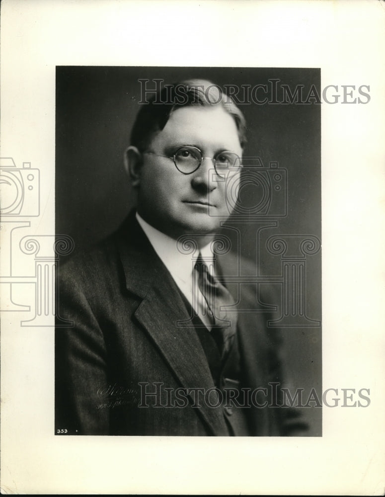 1934 Press Photo Professor Newman L Hoopingarner